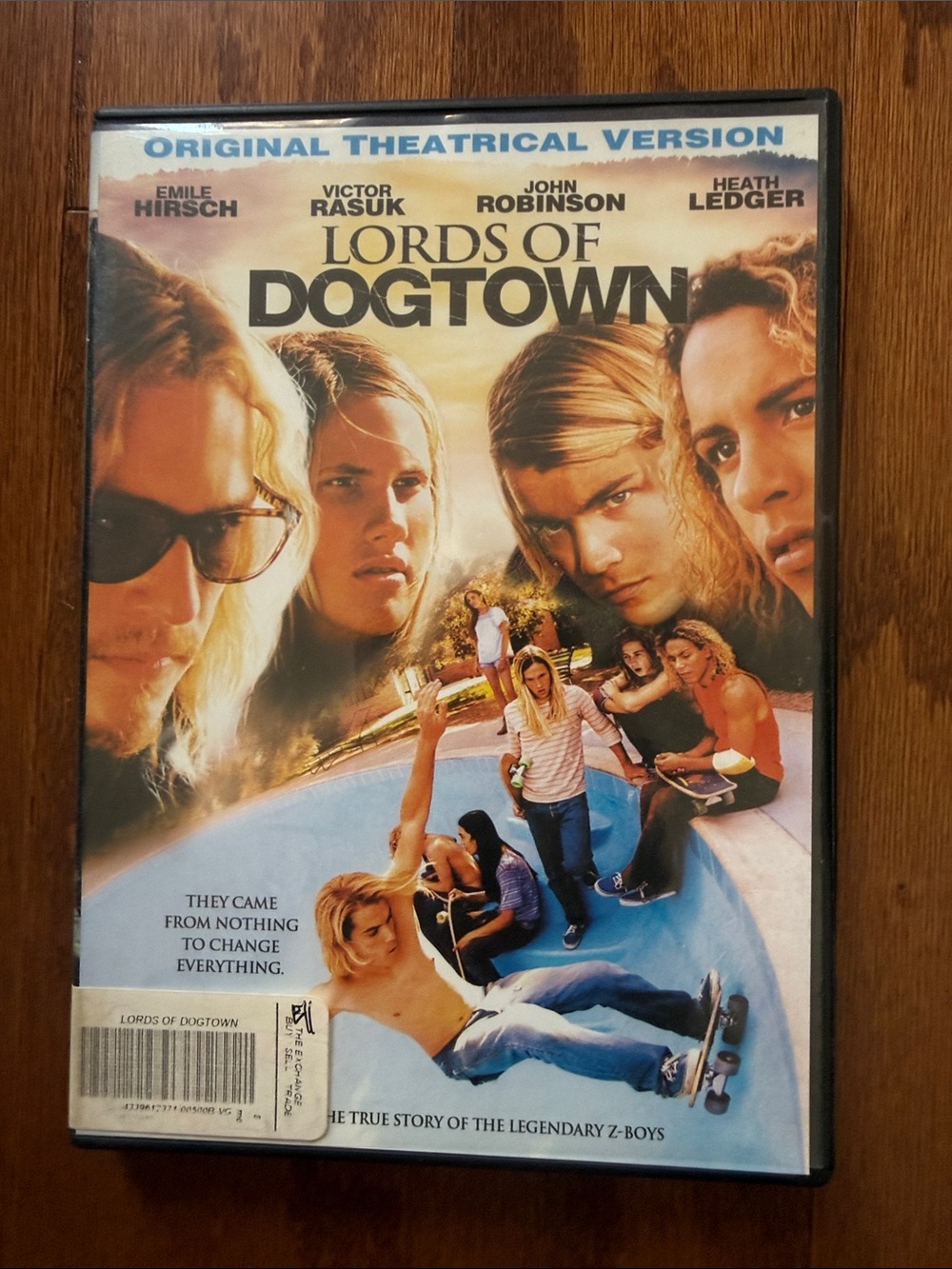 Lords of Dogtown DVD Original Theatrical Version Heath Ledger Skateboarding